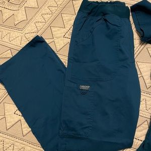 Cherokee Workwear Revolution Scrub Set - Caribbean Blue